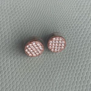 Rose Gold Pave Studs